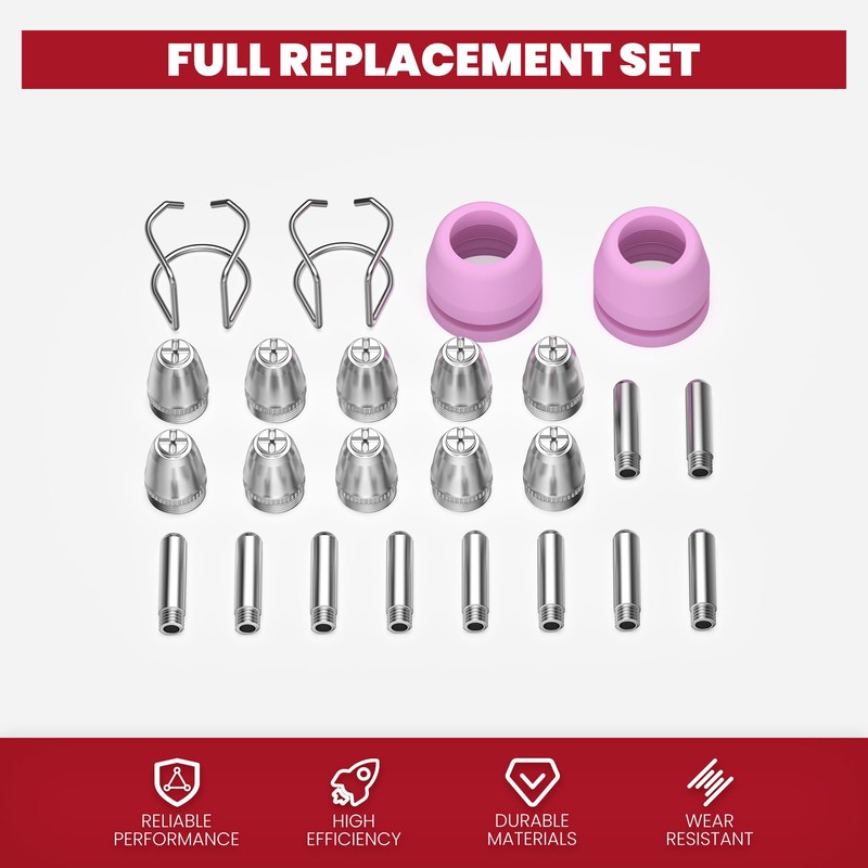 bestarc AG60P Plasma Cutter Consumables Cutting Torch Tip Nozzles Kit