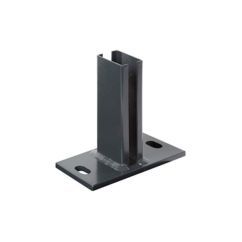 Post Support for Attaching Fence Posts for Double-Wire Mesh Panels