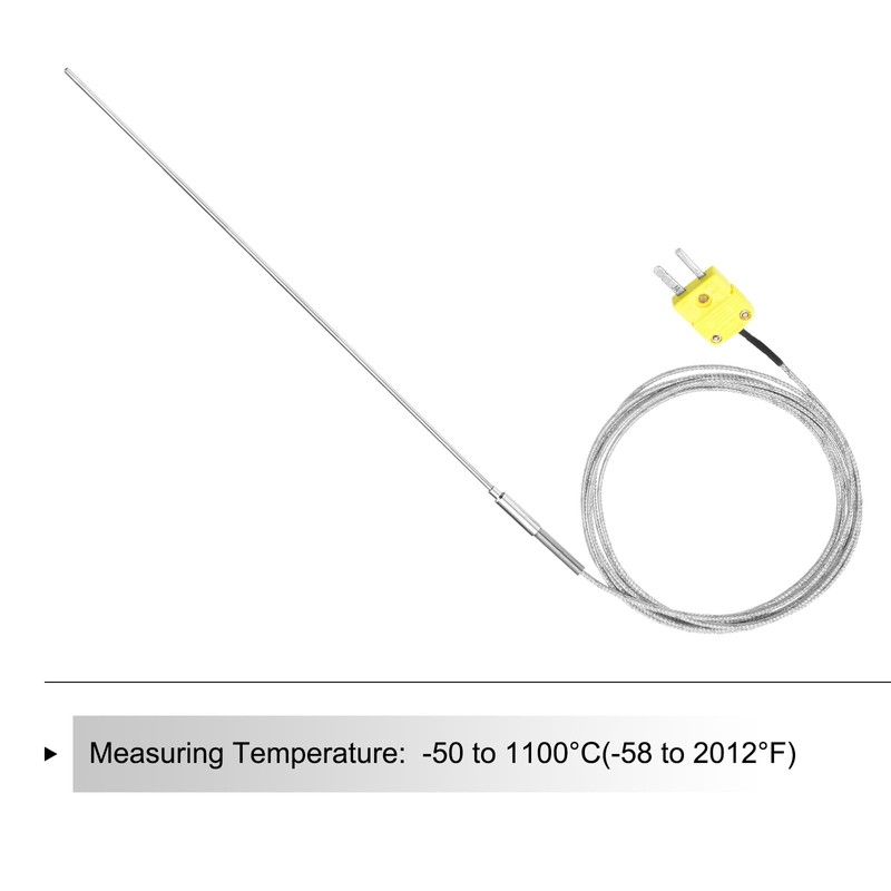 sourcing map K Type Thermocouple with Plug, Meter Temperature Sensor