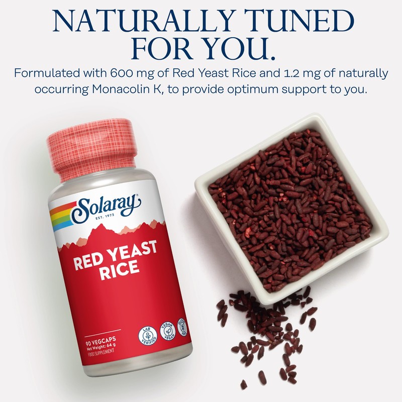 Red Yeast Rice - 90 Vegan Capsules - High Strength