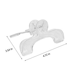 Book Clip Page Holder for Reading Transparent Book Opener Clips to Hold and Keep Pages Open While Reading Hands Free Page Holder Spreader Clips for Teachers Students