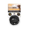 Zeus Chewchasers Ball Shaped Dog Toy, Treat Dispensing Toy, Black,