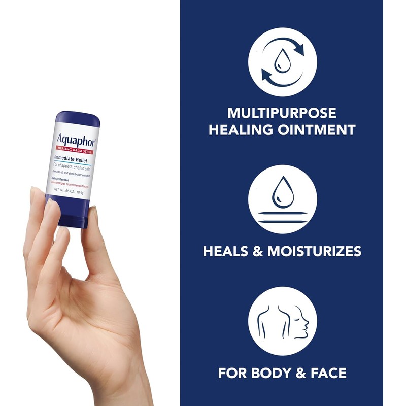 Aquaphor On-the-Go Healing Stick – Fast Relief for Chapped &