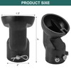 FEHEED Black Sloped Ceiling Fan Adapter Vaulted Ceiling Mount Up