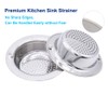 Noridez 2 Pack Upgrade Kitchen Sink Strainer with Handle, Premium