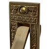 The King's Bay Solid Brass Victorian Pocket Door Pull (Brass)