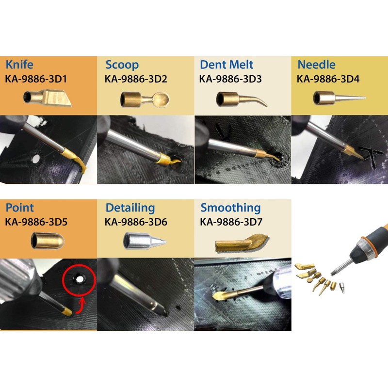 KINGTOOL 3D Printing Smoothing Tool Kit, 3D Printing Modify Finishing