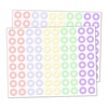 3200 Pack, Hole Punch Reinforcement Paper Ring Labels Stickers -