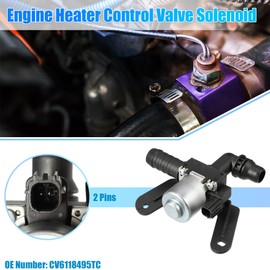 uxcell No.CV6118495TC Engine Heater Control Valve Solenoid for Ford Escape 2013 2014 2015 2016 2017 2018 2019