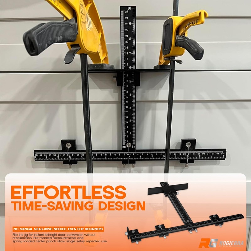 Cabinet Hardware Jig - Aluminum Alloy Drill Guide Template for