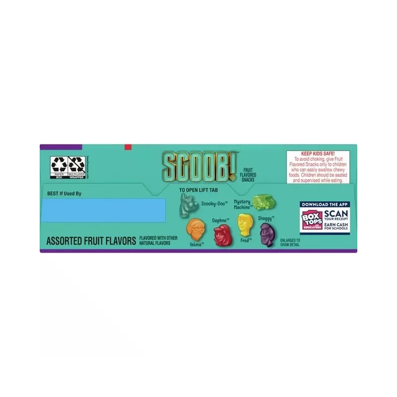 Betty Crocker Scooby Doo Fruit Flavored Snacks Gummy Treats Value