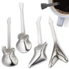 Stainless Steel Teaspoon Guitar Shape - Sugarcaster Rockstirs