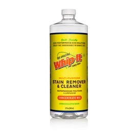 Amazing Whip It Cleaner, Multi Purpose Stain Remover Concentrate, Plant Based Enzyme Cleaner, Over 500 Different Uses, Made in the USA, 32 oz