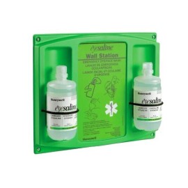 Sperian 32-000465-0000 Eyesaline Double Eyewash Wall Station (16 oz. Bottles)