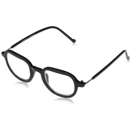 A.J. Morgan Eyewear Examiner-Reading Glasses Round, Black, 44-24-146mm + 2