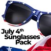 3 Pairs Team USA Bulk American Sunglasses Flag Classic Patriot