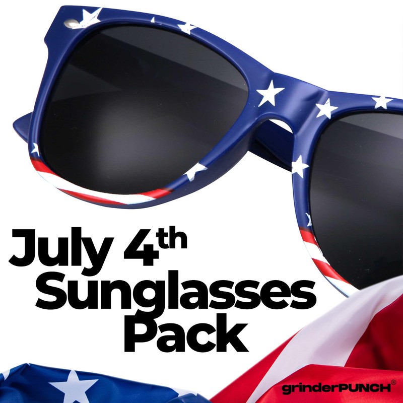3 Pairs Team USA Bulk American Sunglasses Flag Classic Patriot