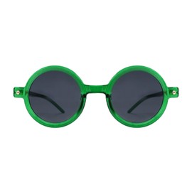 LJCZKA Retro Oversized Round Sunglasses for Mens Womens, Vintage Round Sunglasses Trendy Shades Unisex UV400 Protection