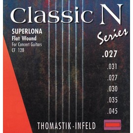 Thomastik single string D4 .030 chrome steel ground and polished CF30 for classical guitar Classic N Series Superlona light set CF128, CF127