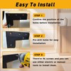 SupConn Upgraded 2x4 Galvanized Workbench Corner Brackets Kit,8pcs