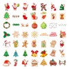 100Pcs Christmas Tree Themed Stickers,Non Repeating Christmas Children's Cartoon Santa