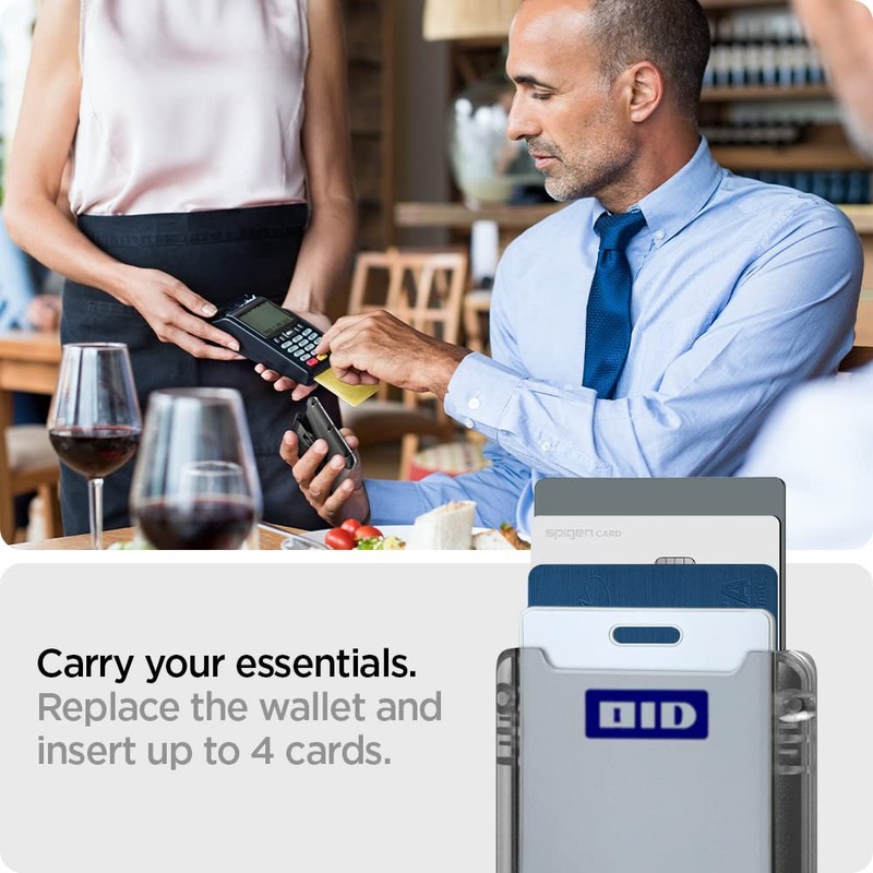 Spigen Life ID Badge Holder Card Wallet with Polycarbonate Clip