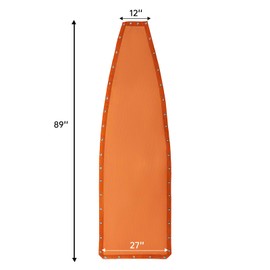 Replacement Reinforced Mesh and Durable Rope Set for Hanging Lounge Chair Chaise Lounger, Comes with a Hanging Storage Bag (Mesh and Rope ONLY, Orange)