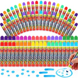 Crtiin 80 Pack Dot Markers Bulk 10 Colors Set of Bingo Daubers 12 Ml/ 0. 4oz Bingo Supplies Dot Paint Markers for Art and Crafts Painting Supplies Drawing Coloring Class Gift