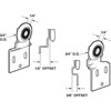 Prime-Line N 7533 Sliding Closet Door Roller Kit, 3/4 In.