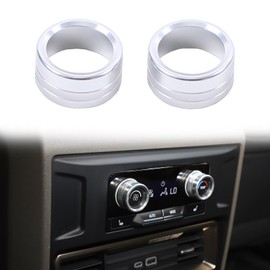for Hummer EV A/C Air Conditioning Knob Control Knob Covering Caps, Aluminum Air Conditioning Control Switch Knob Button Ring Trim Compatible with 2024 and up Hummer EV