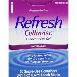 Refresh Celluvisc Lubricant Eye Gel Single-use Containers 30 Ea (3 Pack)
