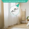 Anndason Heavy Duty Curtain Rod Brackets Double Curtain Rod Brackets