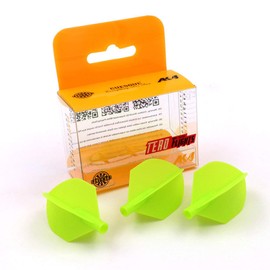 CUESOUL TERO AK4 Green Dart Flights Shield Shape Set of 3 (CS-AK4 + 6DPYS)