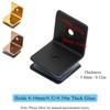 Stainless Steel 90 Degree Glass Clamp, Single Side Square Glass