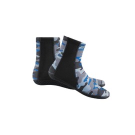 YDQUANI 3mm Wetsuit Socks Camouflage Neoprene Socks Keep Warm Non-Slip Dive Booties for Women Men Kids Open Water Swimming Diving Surfing Snorkelling