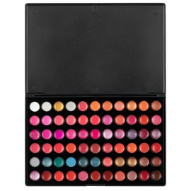 LaRoc 66 Lip Gloss Set - Nude and Popping Colours, From Clear to Pink - Full Coverage Matte & Shimmer Lip Glosses Collection Makeup - Non-Sticky Lipstick Effect Lipgloss Make Up