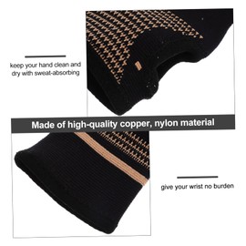 Gatuida 3pairs Cycling Wrist Brace Hand Wrist Sleeves Tendonitis Relief Elastic Sports Brace for Women Exercise Accessory