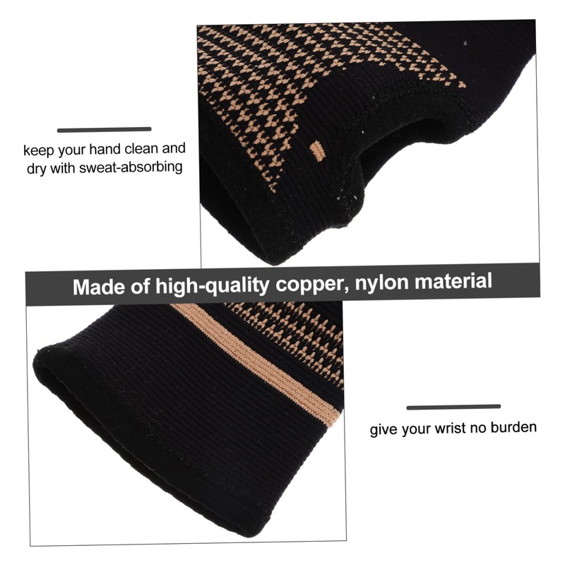 Gatuida 3pairs Cycling Wrist Brace Hand Wrist Sleeves Tendonitis Relief