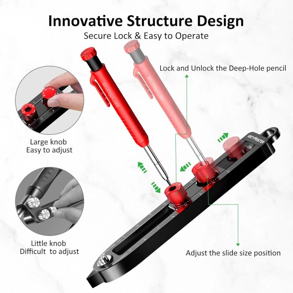 Does not apply Multi-Function Scribing Tool DIY Woodworking Scriber Line
