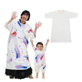 TABOTENZU Kazoku Ookoku Wear, Playwear, Playwear, Sanding Clothes, Waterproof, Easy to Put On and Take Off, Washable (M),