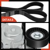 A-Premium Engine Serpentine Belt Drive Kit with Tensioner Compatible with