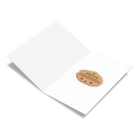 The Best Card Company - 12 Boxed Christmas Greeting Cards (1 Design, 12 Cards) - Tropical Beach and Vacation Holidays, Bulk Set - Holiday Sand Angels C6844BXSG-B12x1