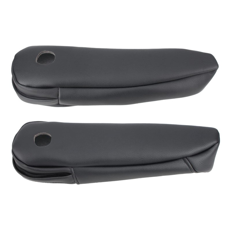 AUTOKAY Black Front Seat Armrest Cover Fits for Honda CR-V