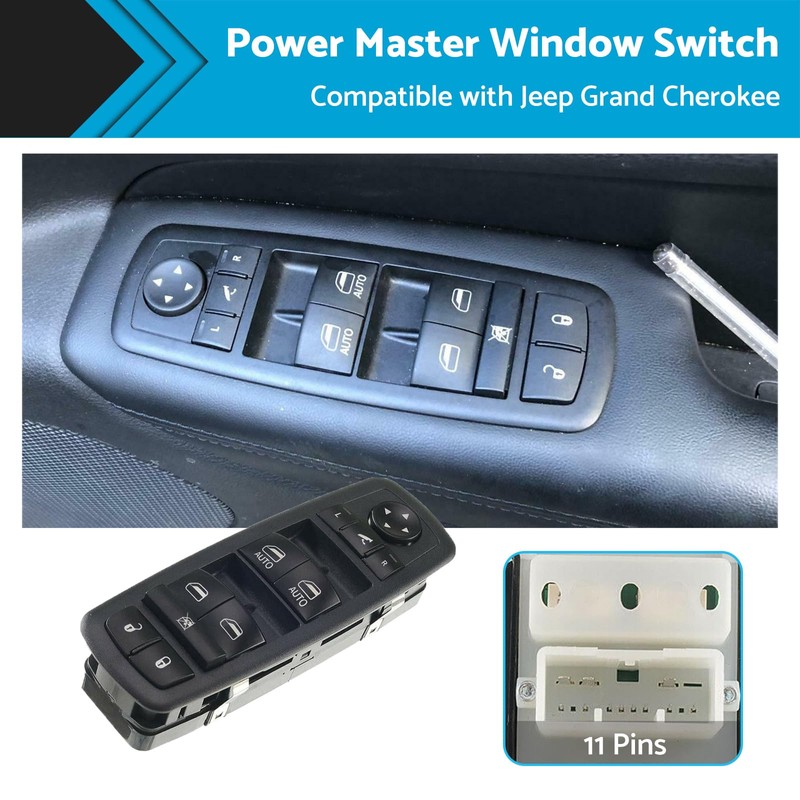 MAX COOL Electric Control Master Power Window Switch 68184803AA Suitable