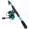 Sougayilang Fishing Rod and Reel Combos Carbon Fiber Telescopic Fishing