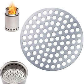 Solo Stove Solo Stove Grate Pellet Drop Prevention Plate Light Titan Mesa Campfire Compatible High Airflow Rate Hole Φ6mm SUS304 Φ158 Φ113 Φ93 (Φ93mm for Light)