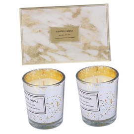 ORFOFE 2pcs Aromatherapy Candles Romantic for Home Decor Relaxation Meditation Natural Soy Wax Clean Burning for Spa Yoga