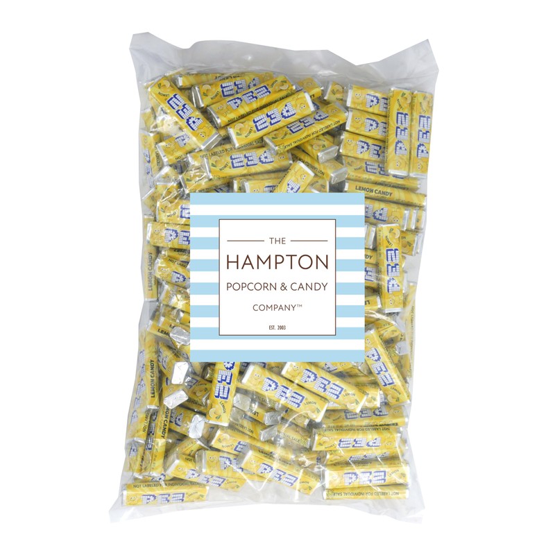 PEZ Candy Refills, Lemon Flavor, 4 Pound Bulk Bag (Approx.