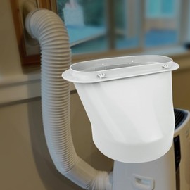 DVECUE Exhaust Hose Window Adapter for Portable Air Conditioner AC Exhaust Tube Connector,Grey