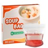 Soup Bags Freezer Liquids Bags Thick and Durable Curry to